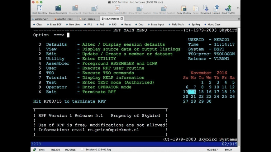 Download zoc terminal for mac osx